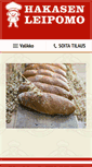 Mobile Screenshot of hakasenleipomo.fi
